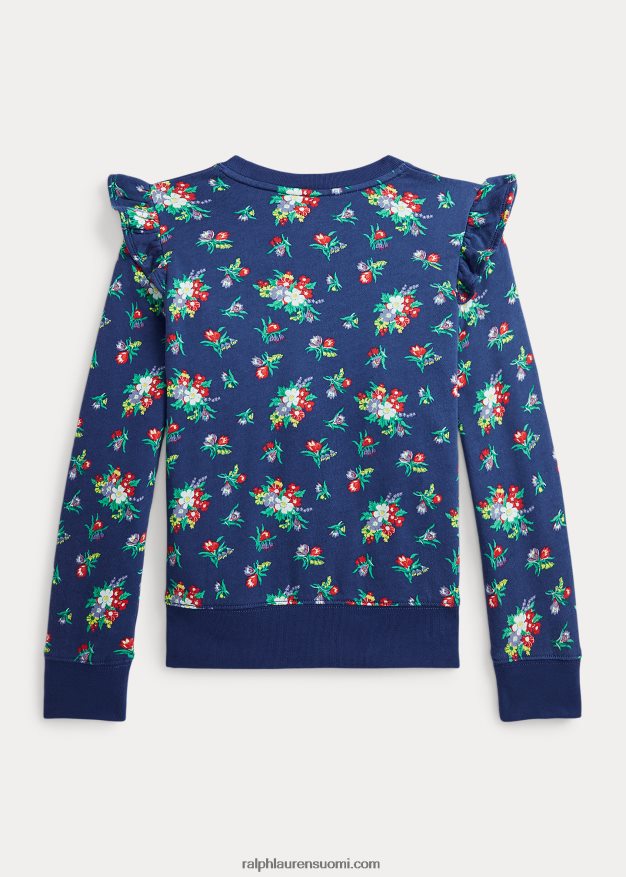 Ralph Lauren lapset kukkainen röyhelö spa froteepaita 0Z24ZR7541 wheatleigh kukka