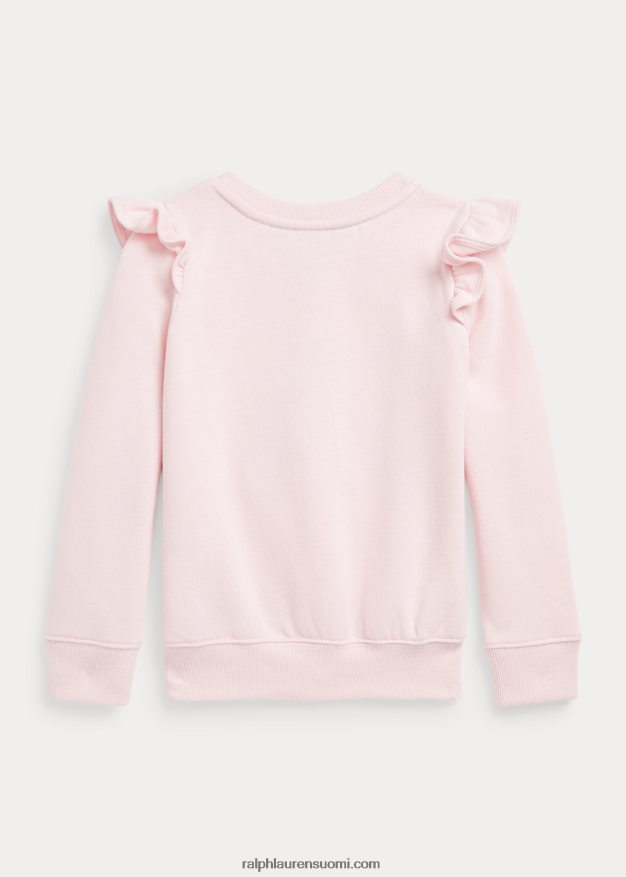 Ralph Lauren lapset kuun uudenvuoden pupu fleece paita 0Z24ZR6730 ripaus vaaleanpunaista