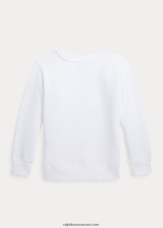 Ralph Lauren lapset logolla värjätty fleecepusero 0Z24ZR9909 valkoinen