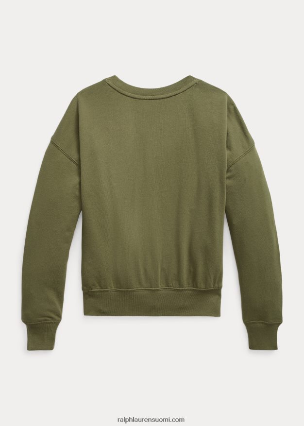 Ralph Lauren lapset logollinen spa froteepaita 0Z24ZR7112 tumma salvia