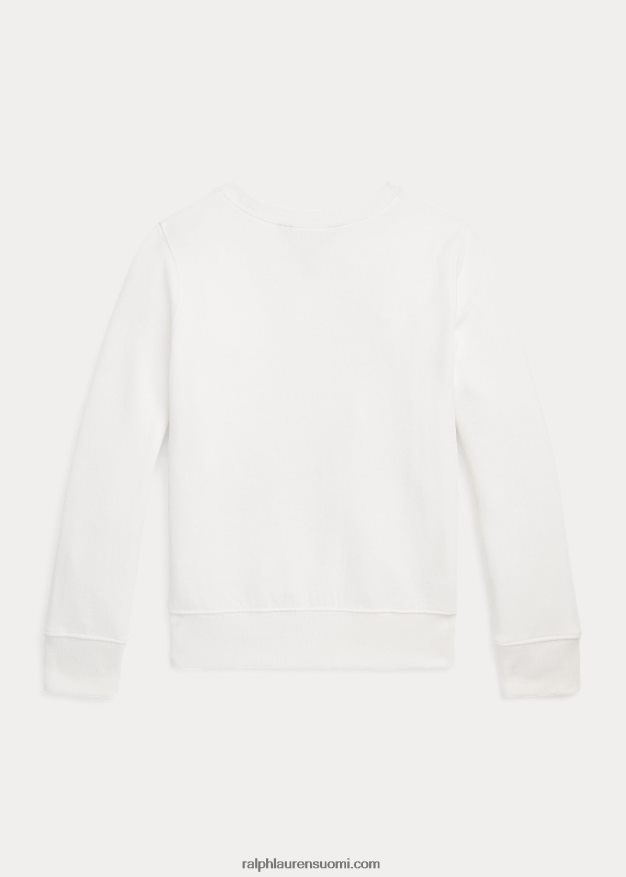 Ralph Lauren lapset poolo bear fleece paita 0Z24ZR10004 kannenpesuaine valkoinen