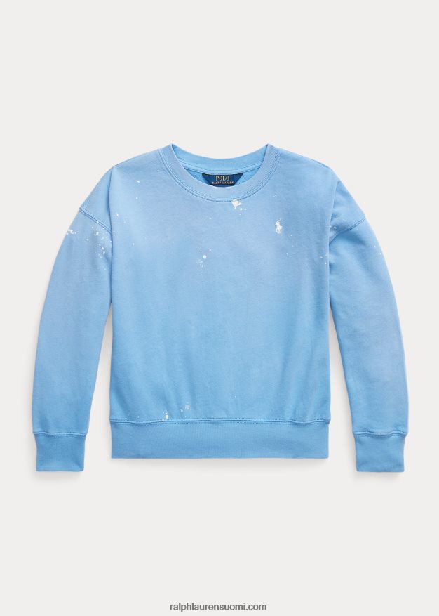 Ralph Lauren lapset maaliroiske-printti spa froteepusero 0Z24ZR7170 satamasaaren sininen