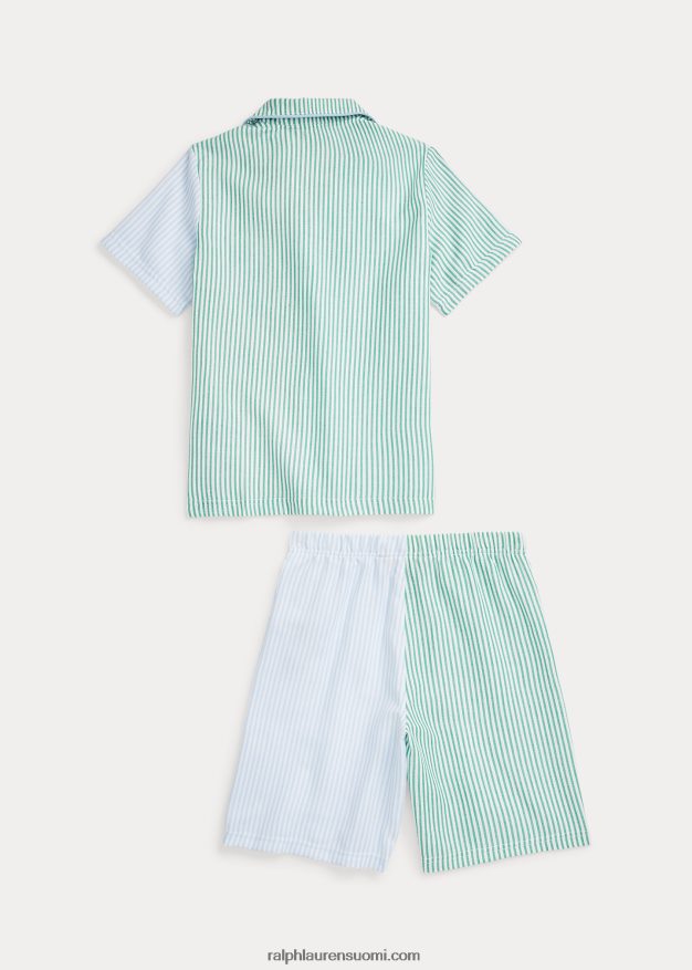 Ralph Lauren lapset twill hauska nukkumissetti 0Z24ZR6390 multi