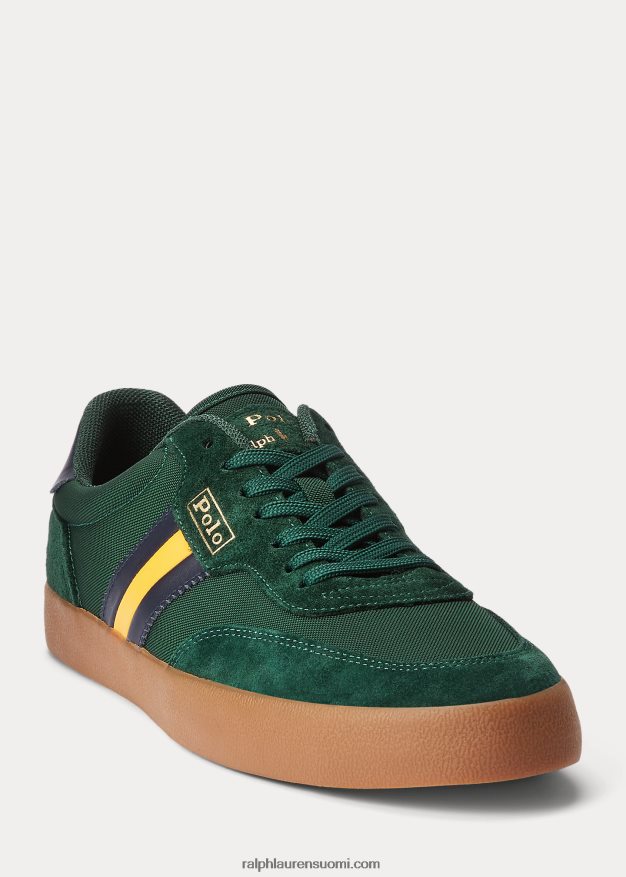 Ralph Lauren miehet Court Mohapaneloitu matalavarsilenkkari 0Z24ZR1985 college vihreä