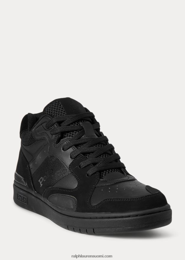 Ralph Lauren miehet Court mid Pro -lenkkari 0Z24ZR2194 musta