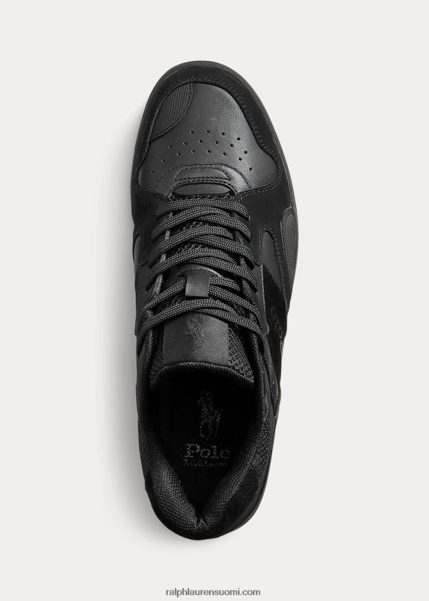 Ralph Lauren miehet Court mid Pro -lenkkari 0Z24ZR2194 musta