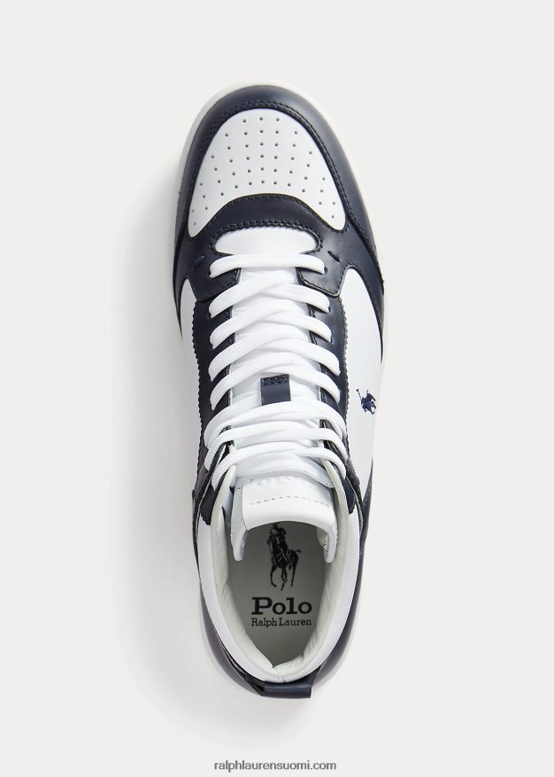 Ralph Lauren miehet Court-nahkainen korkeatasoinen lenkkari 0Z24ZR2201