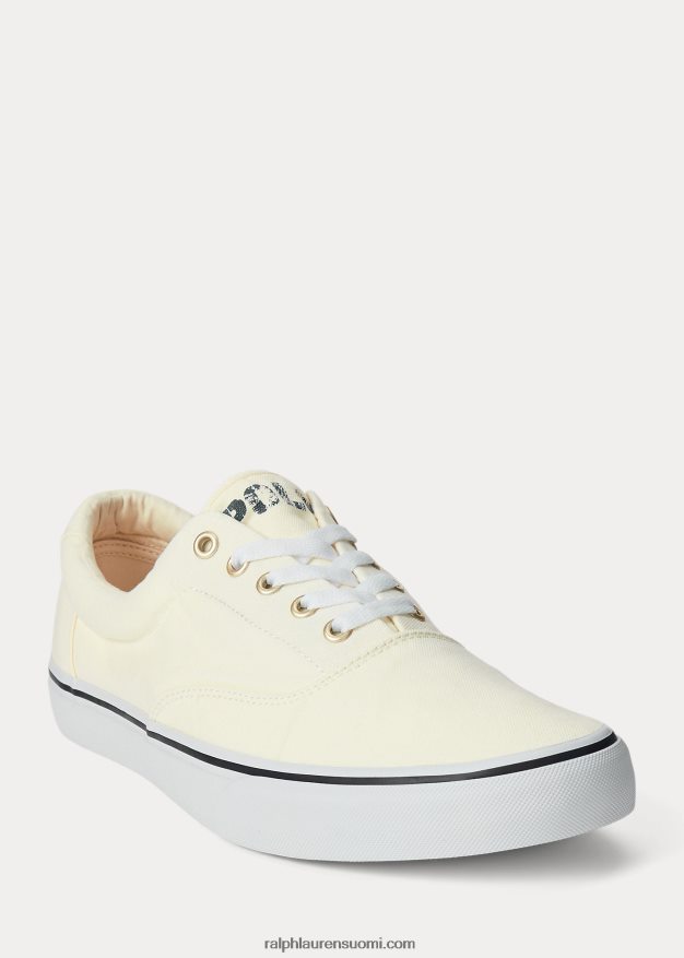 Ralph Lauren miehet Keaton canvas -lenkkarit 0Z24ZR2029 pergamentti kerma