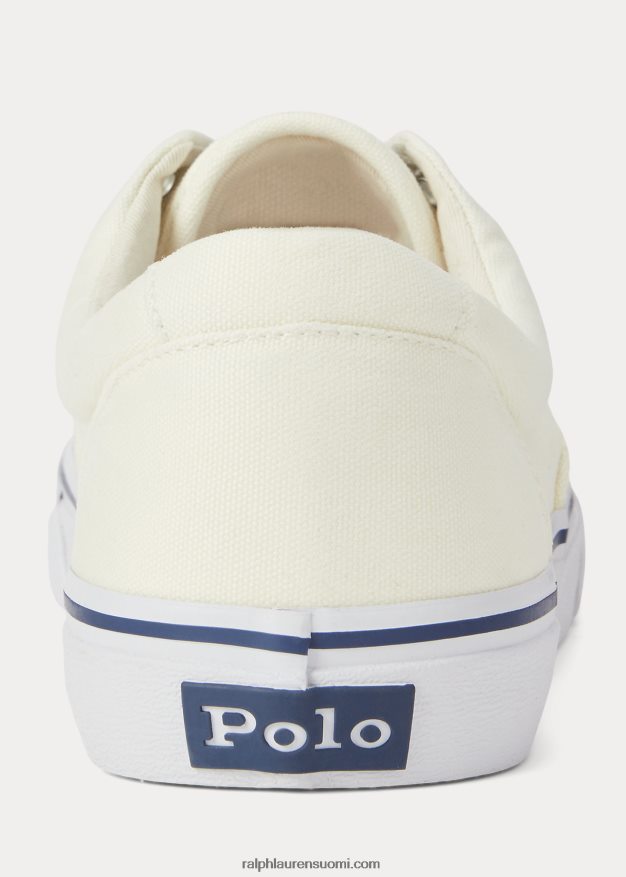 Ralph Lauren miehet Keaton canvas -lenkkarit 0Z24ZR2029 pergamentti kerma