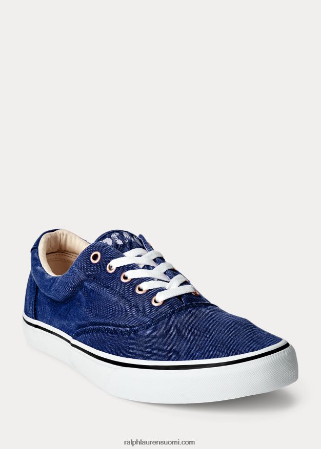 Ralph Lauren miehet Keaton canvas -lenkkarit 0Z24ZR2031 kuninkaallinen perintö