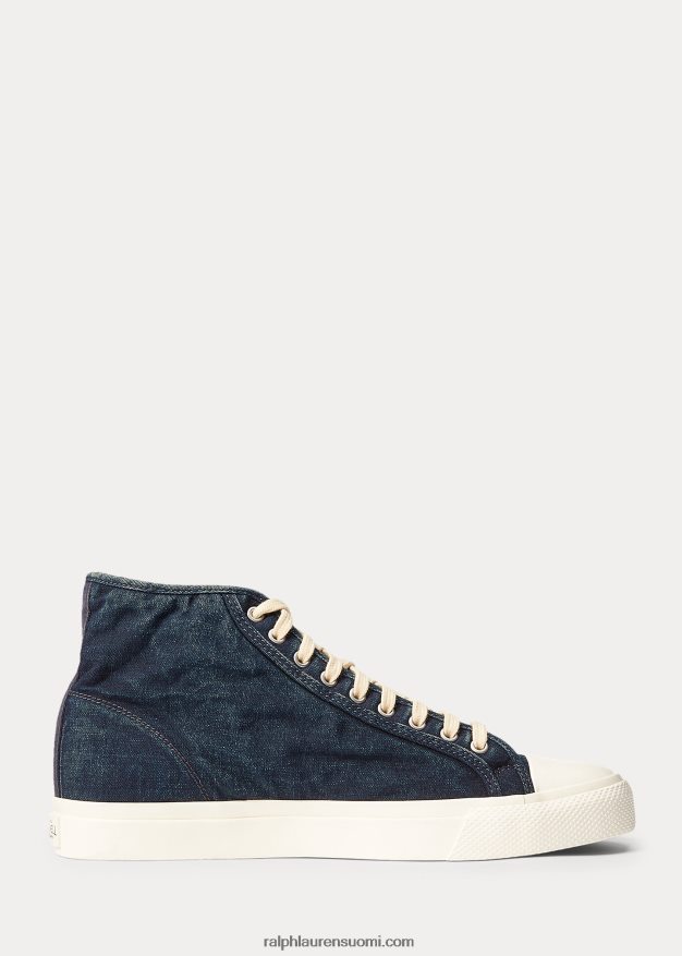 Ralph Lauren miehet Mayport canvas -lenkkarit 0Z24ZR1955 indigo