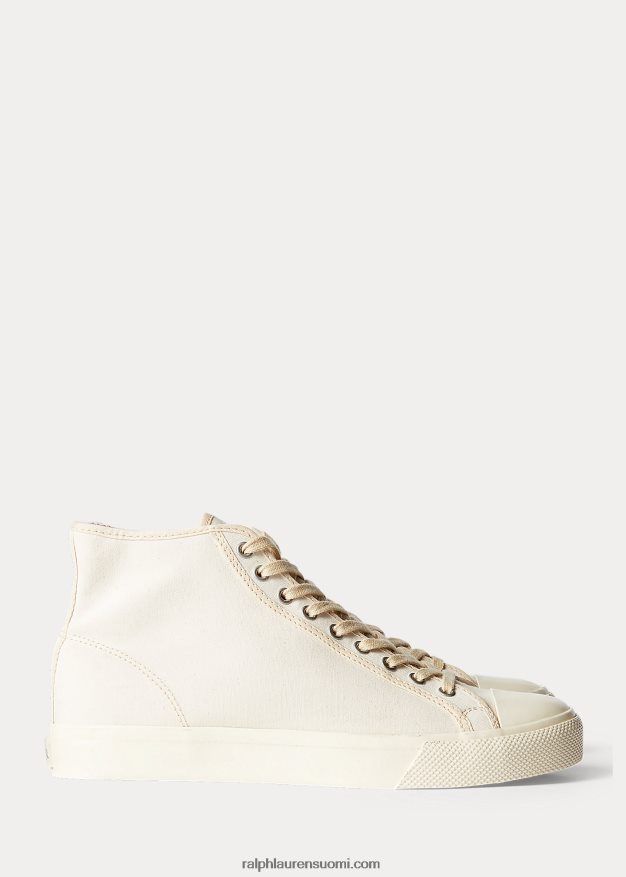 Ralph Lauren miehet Mayport canvas -lenkkarit 0Z24ZR2125 luonnollinen kangas