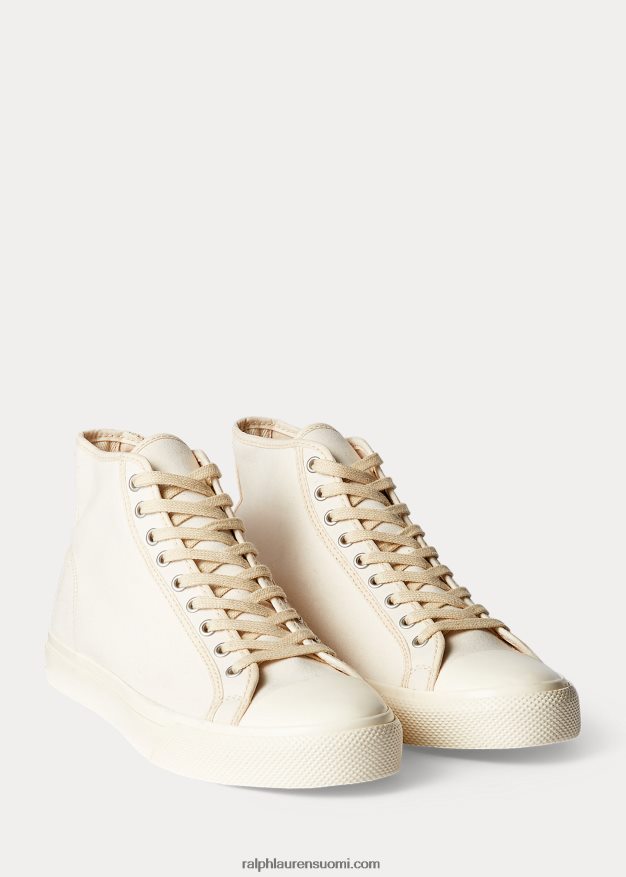 Ralph Lauren miehet Mayport canvas -lenkkarit 0Z24ZR2125 luonnollinen kangas