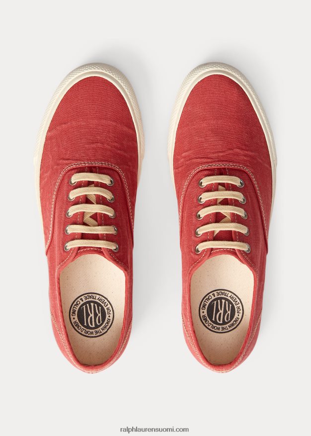 Ralph Lauren miehet canvas tennarit 0Z24ZR1953 haalistunut punainen