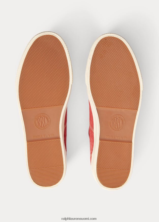 Ralph Lauren miehet canvas tennarit 0Z24ZR1953 haalistunut punainen