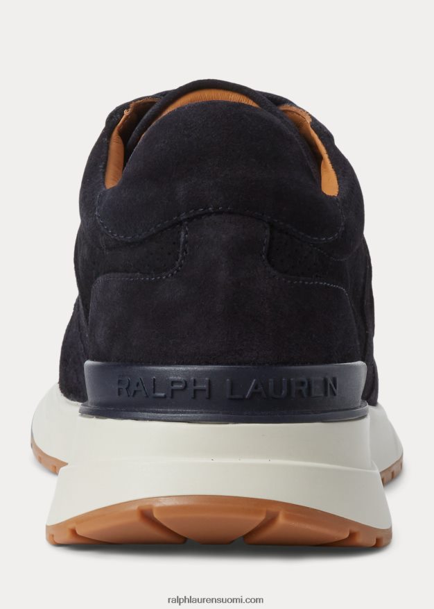 Ralph Lauren miehet ethan calf-mokkanahka lenkkarit 0Z24ZR1943 klassinen puheenjohtaja laivasto