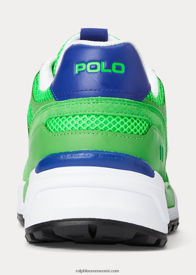 Ralph Lauren miehet jogger mokkanahka ja verkkolenkki 0Z24ZR1972 tukaaninvihreä/kuninkaallinen