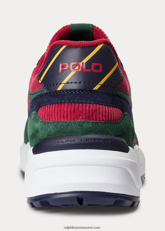 Ralph Lauren miehet jogger mokkanahka & vakosamettilenkkari 0Z24ZR2200 väripalikka