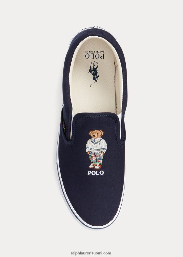 Ralph Lauren miehet keaton polo bear slip-on lenkkari 0Z24ZR2024 laivasto