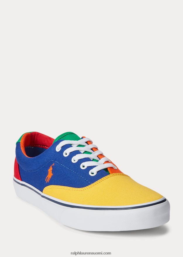 Ralph Lauren miehet keaton-väripäällysteiset canvas-lenkkarit 0Z24ZR2035 väripalikka