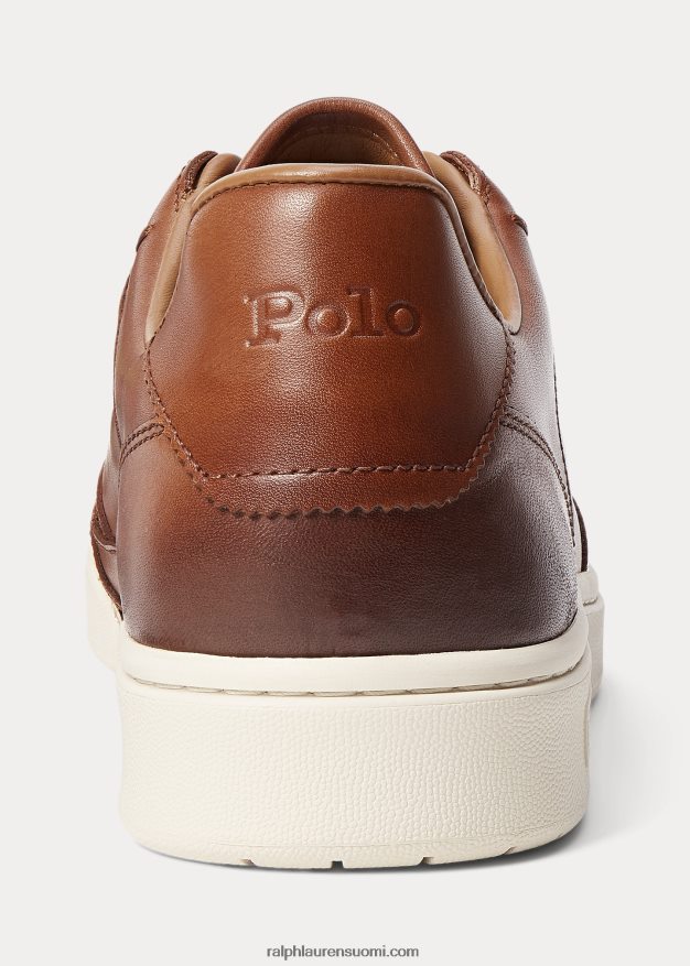 Ralph Lauren miehet kenttänahkainen lenkkari 0Z24ZR1994 vaalean ruskea