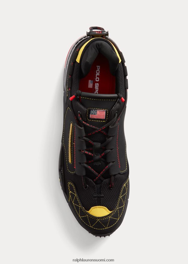 Ralph Lauren miehet ps200 tennarit 0Z24ZR1940 musta/keltainen