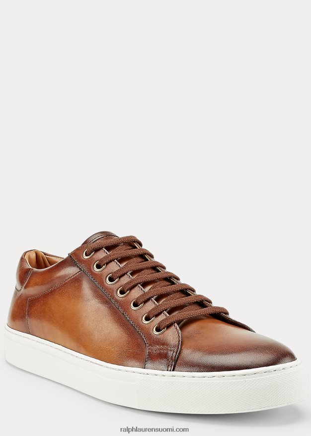 Ralph Lauren miehet severn kiillotettu vasikanahkainen lenkkari 0Z24ZR2144