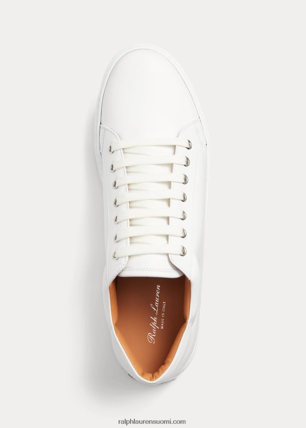 Ralph Lauren miehet severn vasikanahkaiset tennarit 0Z24ZR1945 valkoinen
