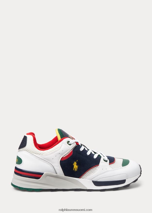 Ralph Lauren miehet trackster 200 tennarit 0Z24ZR1959 valkoinen/laivasto