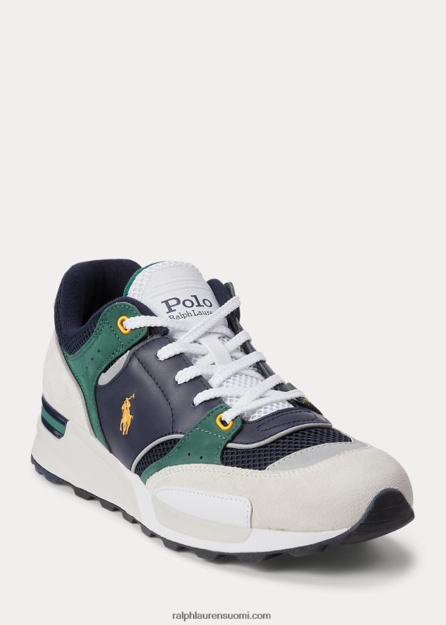 Ralph Lauren miehet trackster 200 tennarit 0Z24ZR1960 laivasto/metsä/kulta