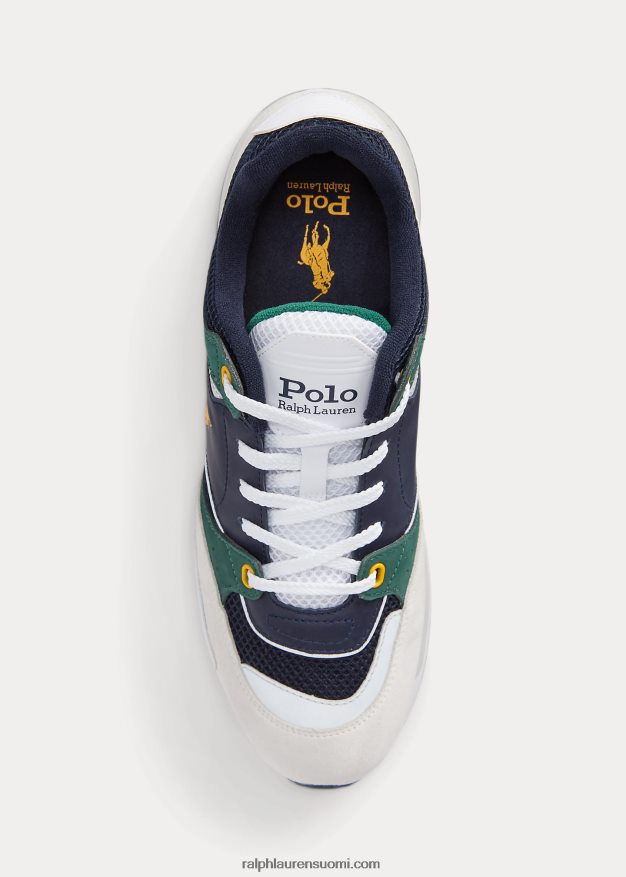 Ralph Lauren miehet trackster 200 tennarit 0Z24ZR1960 laivasto/metsä/kulta