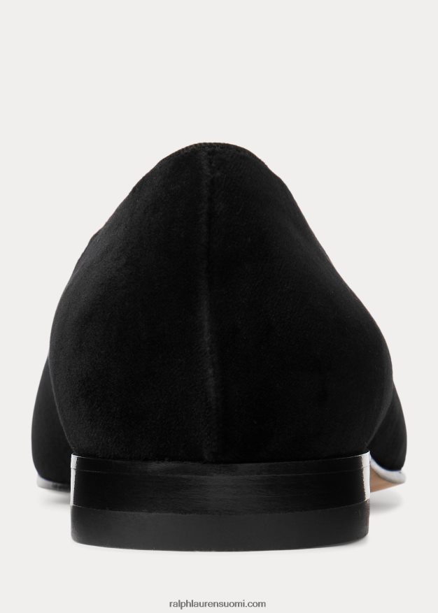 Ralph Lauren miehet alonzo samettitossut 0Z24ZR8742 musta