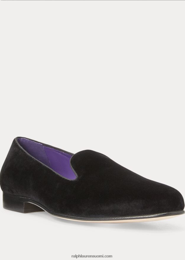 Ralph Lauren miehet alonzo samettitossut 0Z24ZR8743 musta