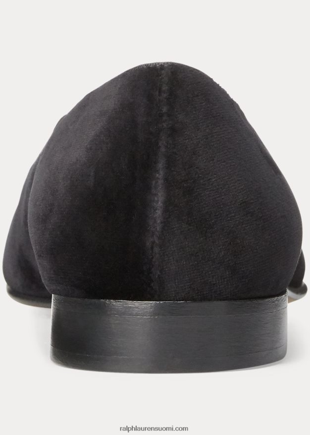 Ralph Lauren miehet alonzo samettitossut 0Z24ZR8743 musta