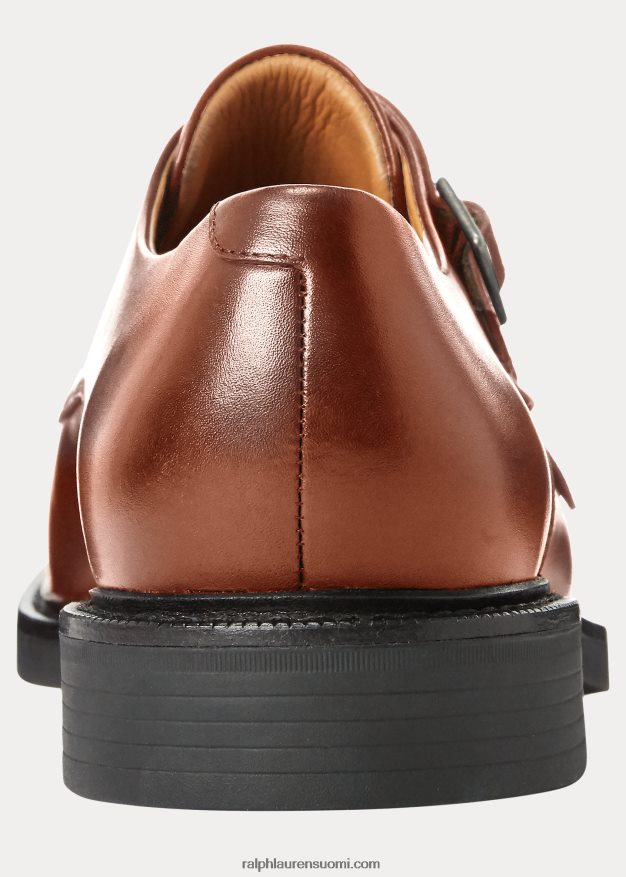 Ralph Lauren miehet asher-munkkihihnakenkä 0Z24ZR2108 vaalean ruskea