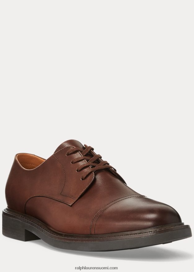 Ralph Lauren miehet asher-nahkainen varvaskenkä 0Z24ZR2110 ruskea