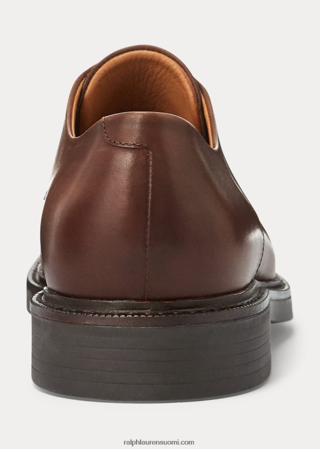 Ralph Lauren miehet asher-nahkainen varvaskenkä 0Z24ZR2110 ruskea