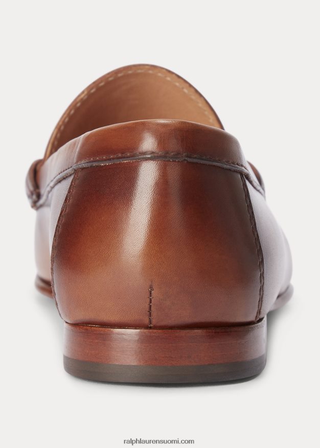 Ralph Lauren miehet chalmers vasikanahkainen penny loafer 0Z24ZR2158 rusketus