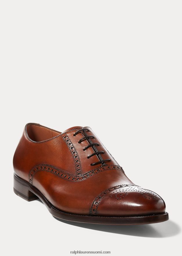 Ralph Lauren miehet denver-kärkikengät 0Z24ZR8735 rusketus