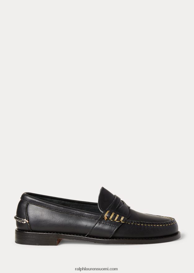 Ralph Lauren miehet edric nahka penny loafer 0Z24ZR2092 musta
