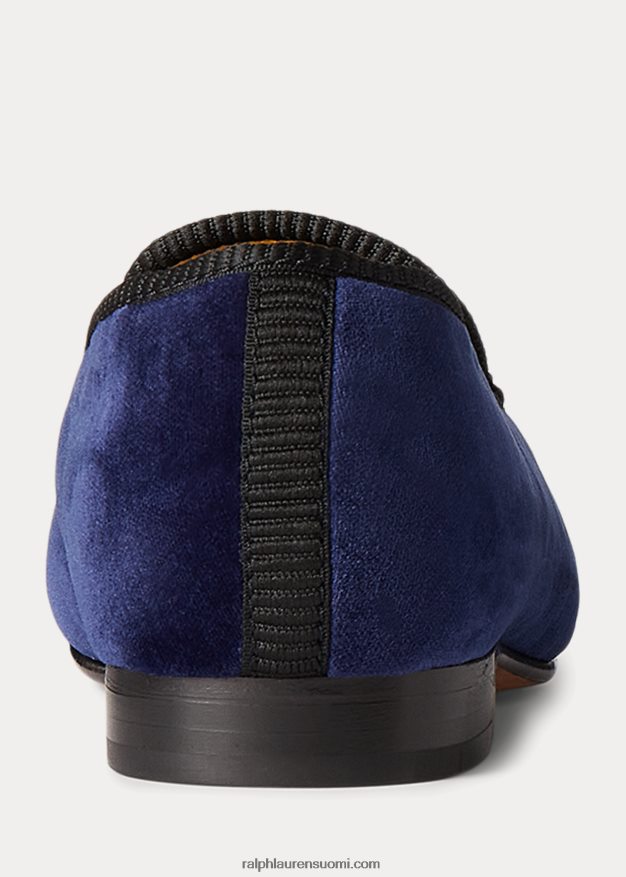 Ralph Lauren miehet paxton samettitossut 0Z24ZR2102 newportin laivasto