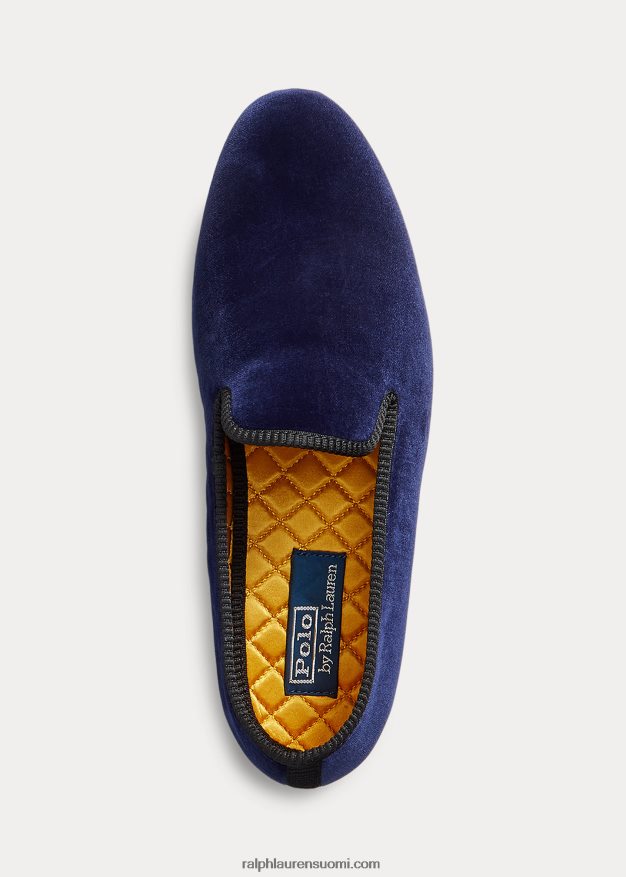 Ralph Lauren miehet paxton samettitossut 0Z24ZR2102 newportin laivasto