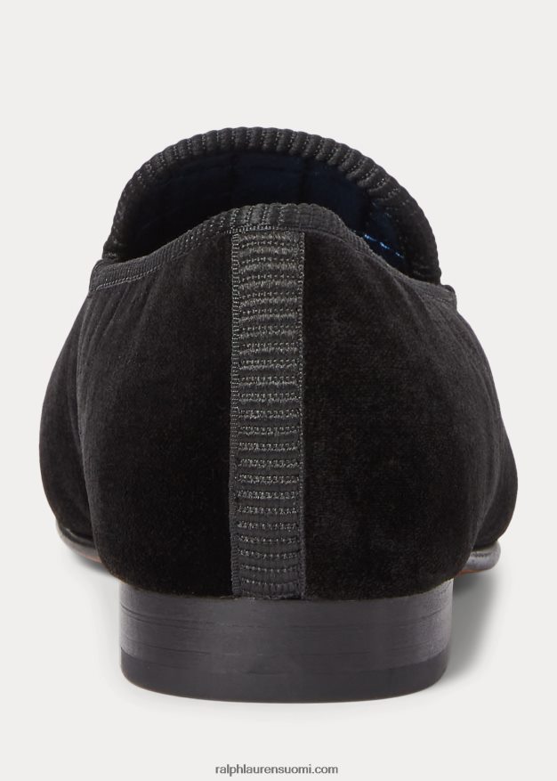 Ralph Lauren miehet paxton samettitossut 0Z24ZR2103 musta