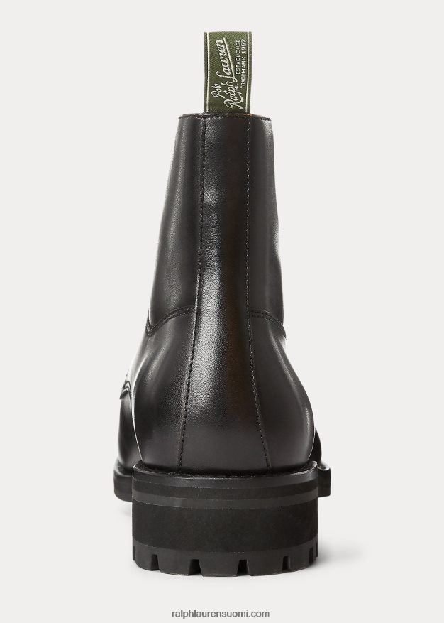 Ralph Lauren miehet bryson-nahkasaappaat 0Z24ZR2123 musta