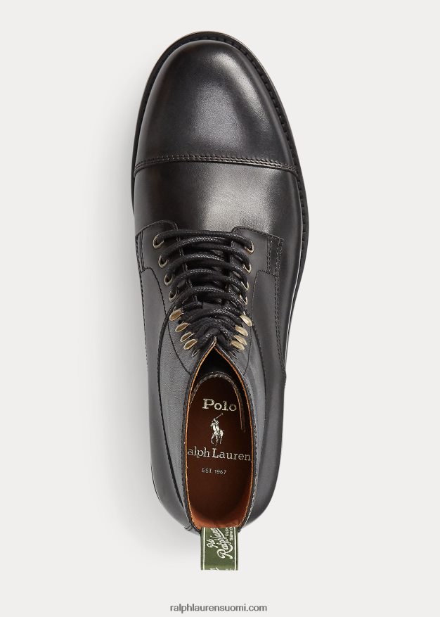 Ralph Lauren miehet bryson-nahkasaappaat 0Z24ZR2123 musta