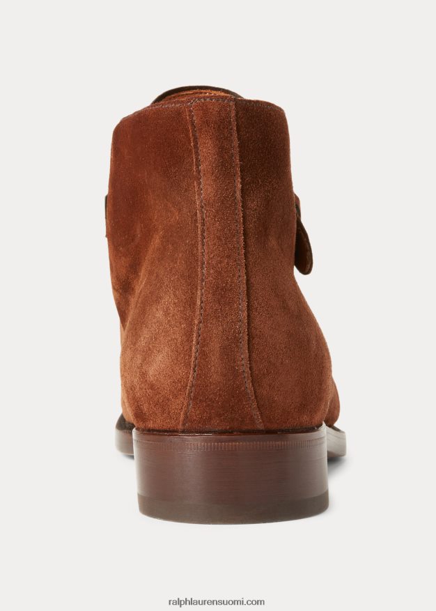 Ralph Lauren miehet frasco mokkanahka chelsea saappaat 0Z24ZR2180 rl vaalean ruskea