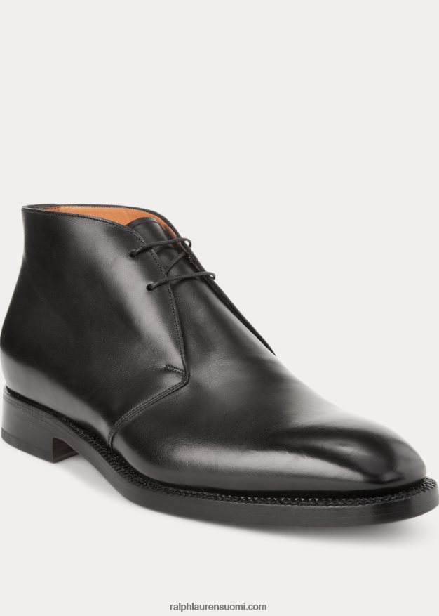 Ralph Lauren miehet frasco vasikkanahkainen chelsea saappaat 0Z24ZR2184 musta