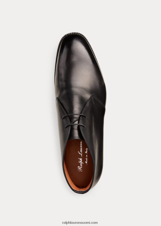 Ralph Lauren miehet frasco vasikkanahkainen chelsea saappaat 0Z24ZR2184 musta