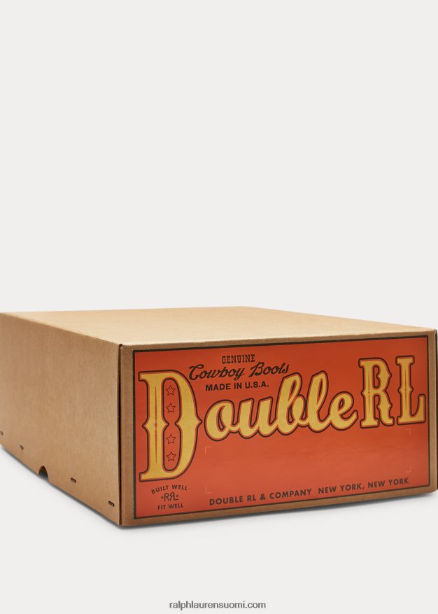 Ralph Lauren miehet käsin kiillotettu nahkainen chelsea-saappas 0Z24ZR2141 musta