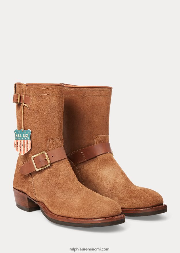 Ralph Lauren miehet karkea mokkanahka 0Z24ZR2142 kevyt java 002